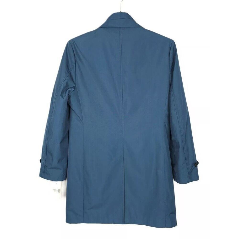 Calvin Klein Mens Munson Slim Fit Raincoat 48R Blue Water Resistant Lined NWT - Picture 3 of 7